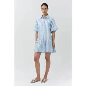 NEW SIMKHAI crissy mini dress in oxford